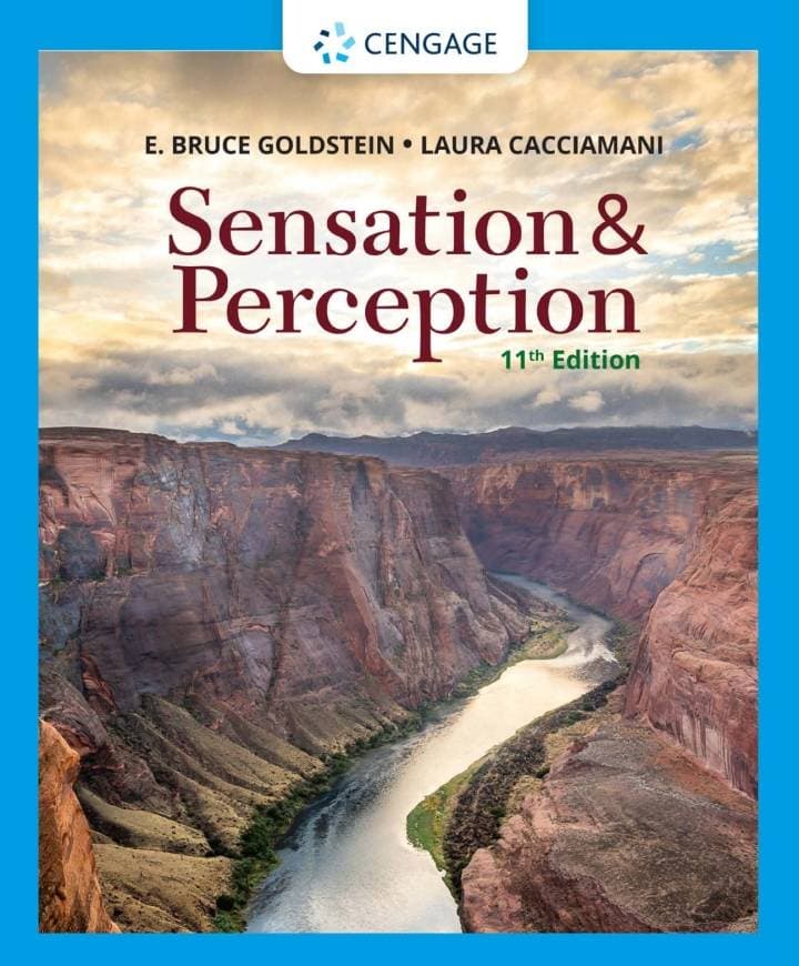 Perception Book Sensation and Perception (11th Edition) - eBook