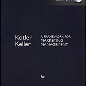 a framework for marketing management 6e pdf