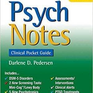 Psych Notes Clinical Pocket Guide (5th Edition) - eBook