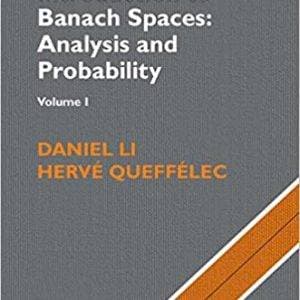 Introduction to Banach Spaces: Analysis and Probability (Volume 1) - eBook