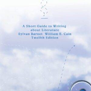 A Short Guide to Writing about Literature book cover with sky background and cloud design.