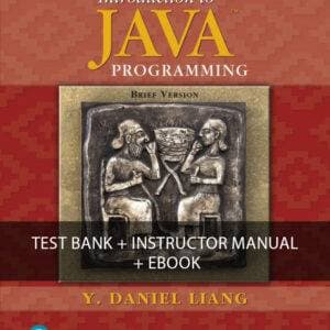 Introduction to Java Programming, Brief Version 11th Edition test bank