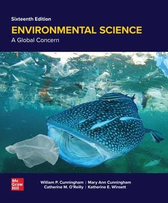 Environmental Science A Global Concern, 16th Edition