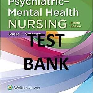 Psychiatric-Mental-Health-Nursing-8th-Edition-testbank