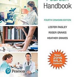 Brief Pearson Handbook, The, MLA Update, Canadian Edition, 4E
