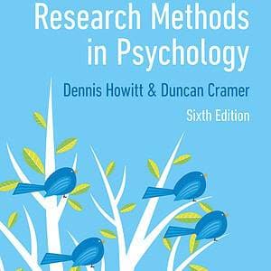 Research Methods In Psychology (6th Edition) - eBook