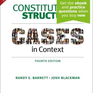 Constitutional Structure: Cases in Context (4th Edition) - eBook