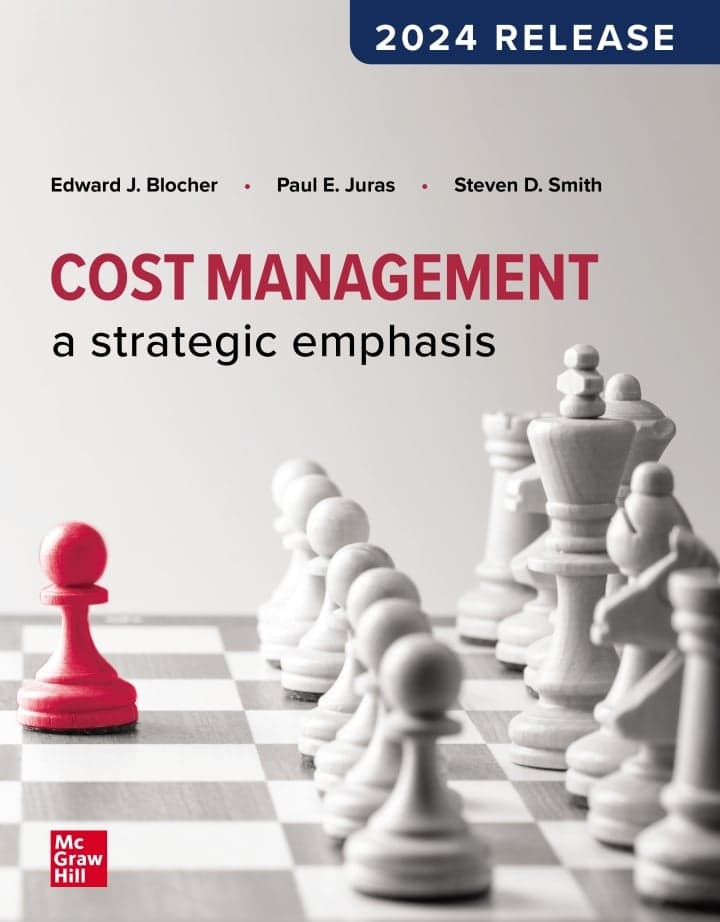 Cost Management: A Strategic Emphasis, 2024 Release - eBook