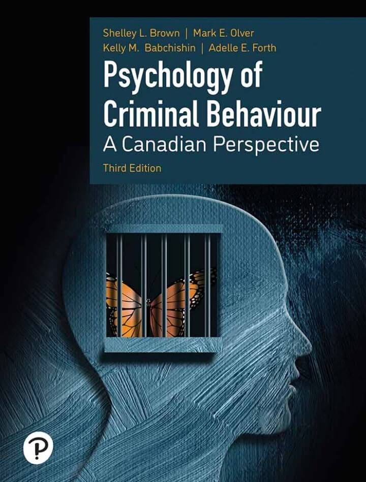 Psychology of Criminal Behaviour: A Canadian Perspective (3rd Edition) - eBook