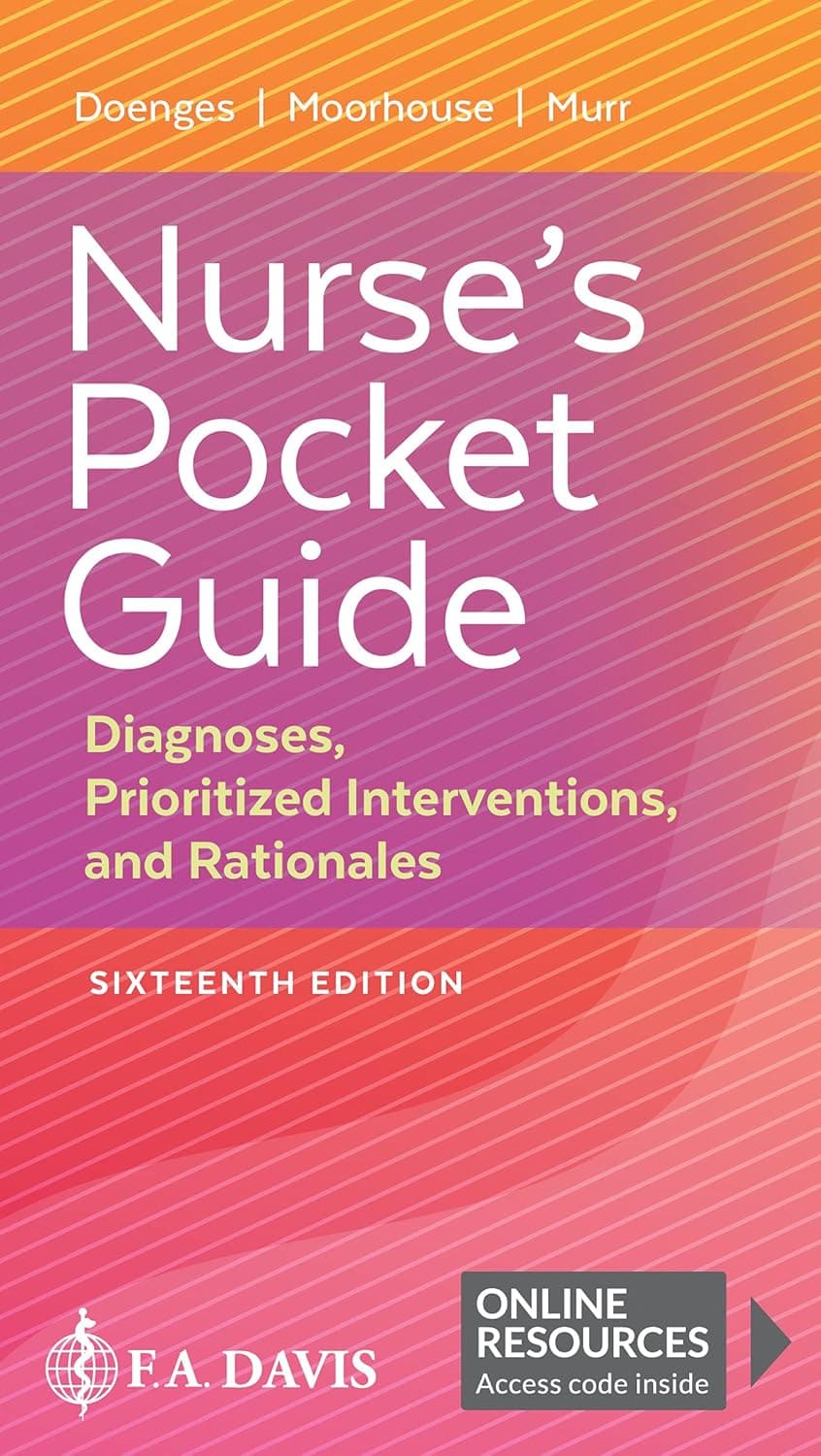 Nurse's Pocket Guide: Diagnoses, Prioritized Interventions, and Rationales (16th Edition) - eBook