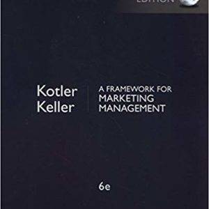a framework for marketing management 6e pdf