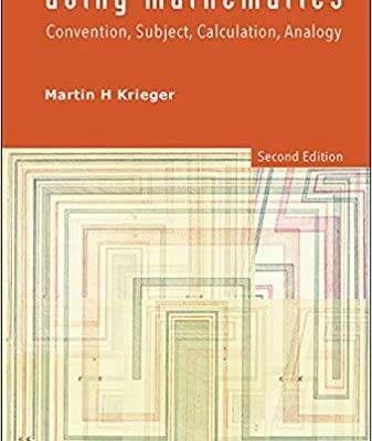 Doing Mathematics:Convention, Subject, Calculation, Analogy (2nd Edition) - eBook