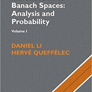 Introduction to Banach Spaces: Analysis and Probability (Volume 1) - eBook