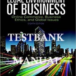 Legal-Environment-of-Business-Online-Commerce-Ethics-and-Global-Issues-8e-testbank